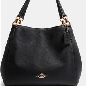 Large Black Coach Handbag NWT